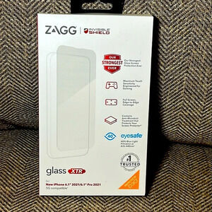 NWT ZAGG Invisible Shield GLASS XTR New iPhone 6.1” 2021/6.1” Pro 2021